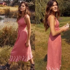 Christy Dawn The Gretchen Dress Midi Coral